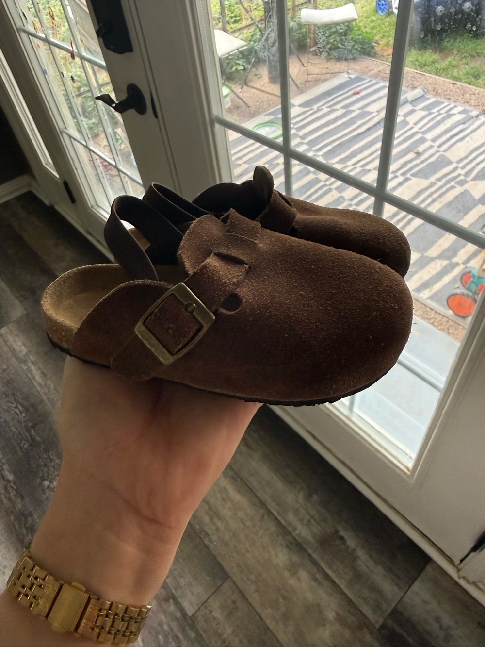 Kids Classic Buckle Clog - Brown